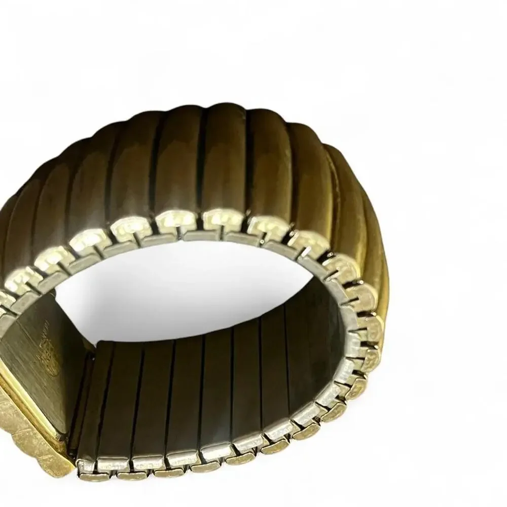 Gold tone vintage watch with